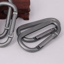 4 Pieces New Aluminum Alloy Rotary Safety Buckle Professional D-Type Safety