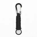 2x Outdoor Braided Paracord Carabiner Keychain for Outdoor Survival Newest Use