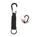 2x Outdoor Braided Paracord Carabiner Keychain for Outdoor Survival Newest Use