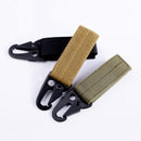 3 Pieces New Outdoor Webbing Key Hook Belt Clip Buckle Carabiner