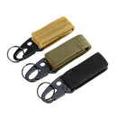 3 Pieces New Outdoor Webbing Key Hook Belt Clip Buckle Carabiner