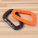 6x Plastic Snap Clip Carabiner D-Shape Mountaineering Buckle Hanging Newest Use