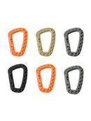 6x Plastic Snap Clip Carabiner D-Shape Mountaineering Buckle Hanging Newest Use