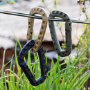 6x Plastic Snap Clip Carabiner D-Shape Mountaineering Buckle Hanging Newest Use