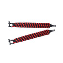 2 pcs Outdoor Survival Parachute Cord Bracelet with D Shackle Adjustable New
