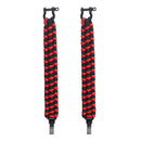 2 x Paracord Survival Bracelet with Adjustable D Shackle For Outdoor Climbing