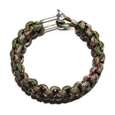 2x Quality Camouflage Weave Survival Wear Handmade Paracord Bracelet