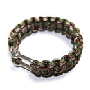 2x Quality Camouflage Weave Survival Wear Handmade Paracord Bracelet