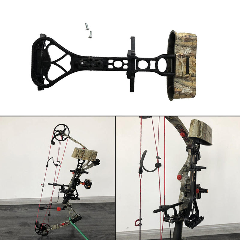 Compound Bow 6 Arrow Quiver Archery Arrows Holder Lock Case Camo Outdoor Hunting