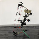 1Pc 6 Spot Arrow Quiver Holder Quick Release Lock Case Archery Compound Bow Camo