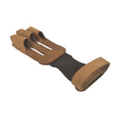 Protective 3 Finger Leather Gloves Hunting Shoot Archery Arrow Arm Guard Gear
