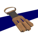 Protective 3 Finger Leather Gloves Hunting Shoot Archery Arrow Arm Guard Gear