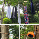 1pc Portable High Strength Windproof Camping Bathroom Hotel Retractable Line New