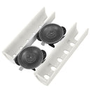 2 Tube Suction Cup Fishing Rod Holder Rack Fishing Box Kitchen Wall Mounted