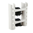 2 Tube Suction Cup Fishing Rod Holder Rack Fishing Box Kitchen Wall Mounted