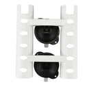 2 Tube Suction Cup Fishing Rod Holder Rack Fishing Box Kitchen Wall Mounted