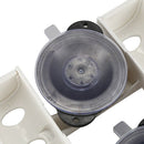 2 Tube Suction Cup Fishing Rod Holder Rack Fishing Box Kitchen Wall Mounted
