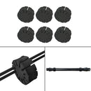 6x Arrow 12-Pcs Foam-Protect Archery Hunting EVA for Bow Can-Be-Clipped