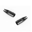 Black Arrow Nock Archery Pin Nocks Carbon Shaft Fiberglass Bow Hunting 50Pcs