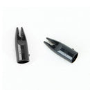50x  Archery Arrow Nocks  Carbon Arrows Needle Adapter  Black Plastic