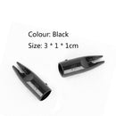 Black Arrow Nock Archery Pin Nocks Carbon Shaft Fiberglass Bow Hunting 50Pcs