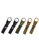 5 PCS Outdoor Nylon Webbing Buckle Hook Water Bottle Holder Clip Carabiner Belt