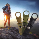 5XNylon Webbing Buckle Hook Water Bottle Holder Clip Carabiner Belt Hot