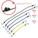 6Pcs Bungee Cord Home Luggage Car Bike Outdoor Hook Elastic Rope Newest Useful