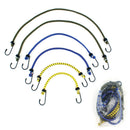 6 pcs Quality Bungee Cords Tie Flexible Travel Luggage Hooks Straps Rope
