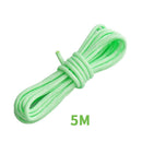 2pcs 4MM Nylon Reflective Guyline Tent Rope Guy Line Camping Cord 5 meters