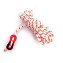 2Pcs 4mm Tent Guide Rope Guy Line Cord With Aluminum Alloy Hook for Outdoor