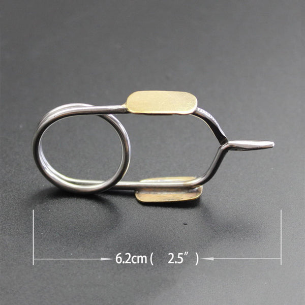 1 x Fishing Fly Tying Hackle Plier Stainless Steel Flies Tying tool Newest Use