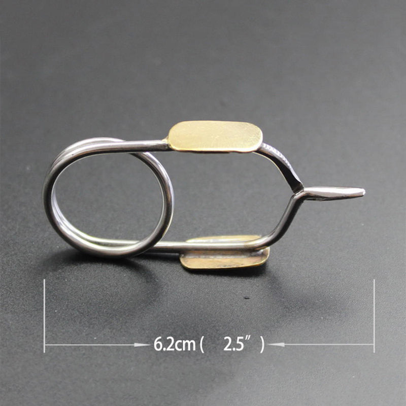 1 x Fishing Fly Tying Hackle Plier Stainless Steel Flies Tying tool Newest Use