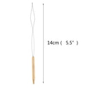 1Pc Fly Tying Bobbin Threader Fishing Line Winder Half Hitch Tool 14cm/5.5 Inch