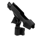 Fishing Boat Rod Holder 360 Degree Fishing Pole Rod Racks with Base Screws Black