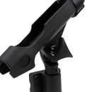 Fishing Boat Rod Holder 360 Degree Fishing Pole Rod Racks with Base Screws Black