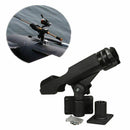 Fishing Boat Rod Holder 360 Degree Fishing Pole Rod Racks with Base Screws Black