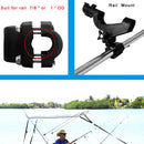 Rods-Holder Fish -Rod-Racks Power-Lock Opening with Large-Clamp 360-Degree