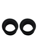2x Rubber Rod Holder Inserts Pole Rest Rack Protectors Fishing Accessories Black