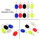 Fishing Line Holder Baitcasting Wire Buckle Clip Line Stopper Keeper 10 Pieces