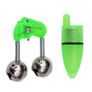 10 x Sea Night Fishing Accessory Rod Tip Fish Bite LED Light Double Alarm Bells