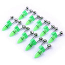 10 x Sea Night Fishing Accessory Rod Tip Fish Bite LED Light Double Alarm Bells