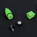 Night Fishing Rod Twin Ring  Double Bells Fish Bait Red LED Alarm Light