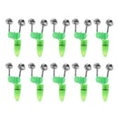 10 x Sea Night Fishing Accessory Rod Tip Fish Bite LED Light Double Alarm Bells
