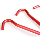 Red Camping Tent Pegs Trip Nail Stakes Hook Hiking Aluminum Outdoor Hooks