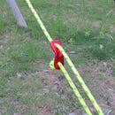 3Pcs Fluorescent Glow Guy Lines Camping Windproof Tent Ropes 4M Newest Useful
