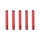 Camping Wind Rope Adjuster Stopper Aluminum Alloy Buckle Rod Red 5Pcs