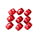 10pcs Round Quick Knot Tent Wind Rope Buckle Anti-slip Camping Tightening Hook