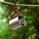 2Pcs Camping Wind Rope Hanging Buckle Self-lock Aluminum Alloy Hook Outdoor
