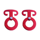 2Pcs Outdoor Tent Wind Rope Hanging Buckle Self-locking Hook for Camping Fishing